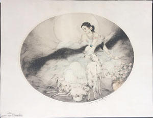 lady of camelias icart etching