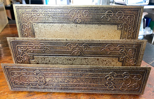 etched crosier paper rack