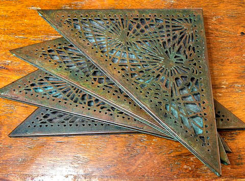 tiffany studios pine needle blotters