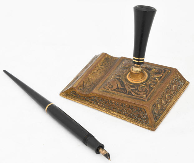 spanish pen holder tiffany studios