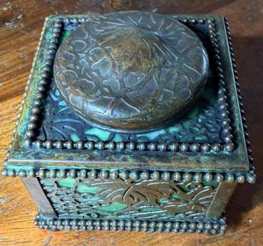 tiffany studios grapevine inkwell