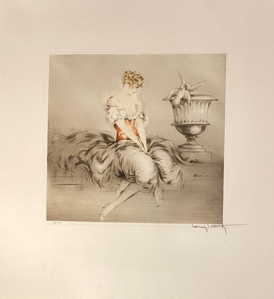 TENDER LESSON ICART ETCHING